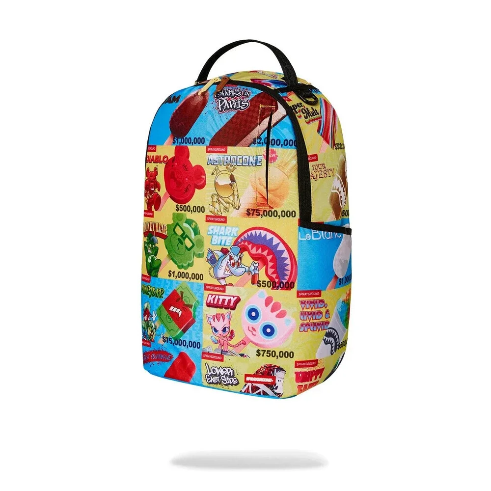 Sprayground Characters Ice Cream Truck DLXR Backpack Unisex Multi Graphic SPR109